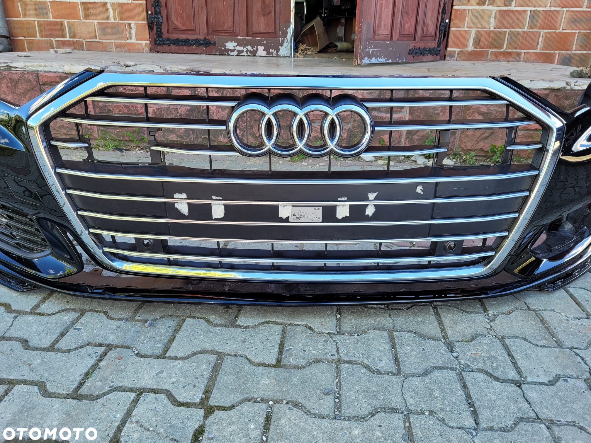 Zderzak przód przedni Audi A6 C8 S line 4k0807437C RADAR - 2
