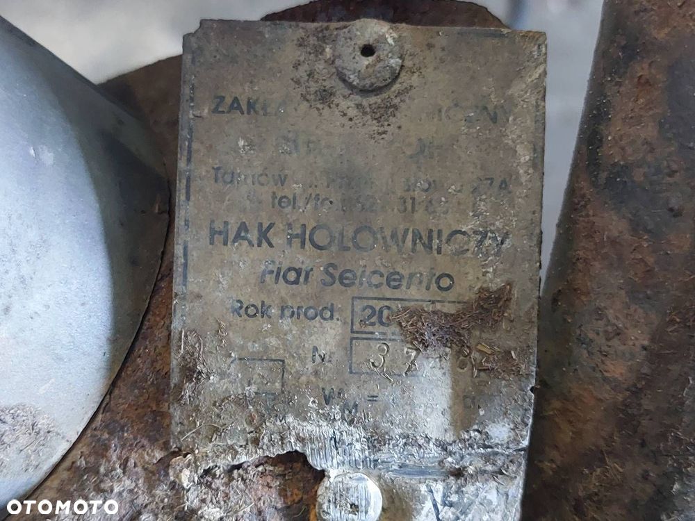 HAK HOLOWNICZY + TABLICZKA + WIĄZKA FIAT SEICENTO - 2