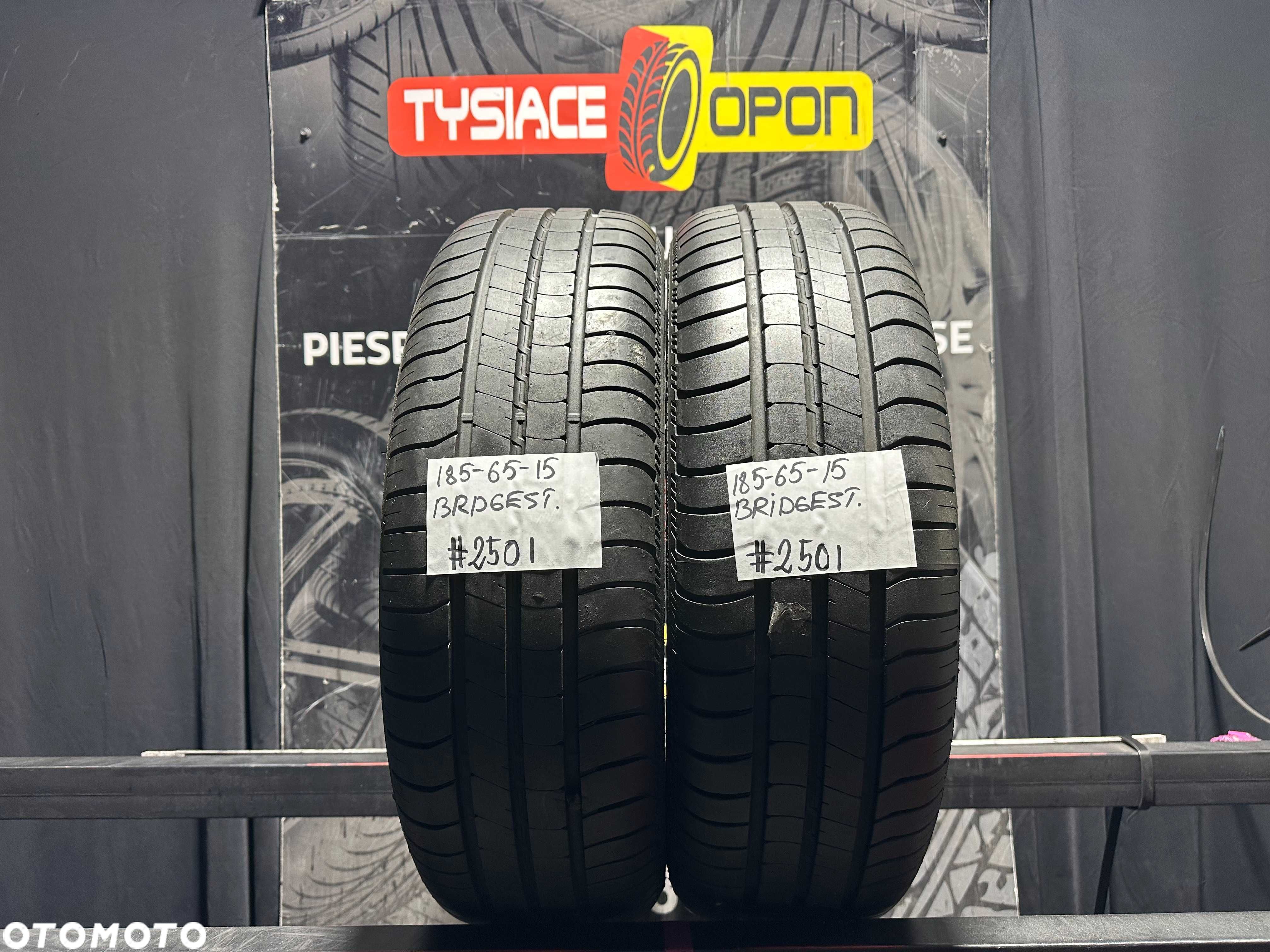 Opony Letnie 185/65/15 BRIDGESTONE ECOPIA #2501 - 1