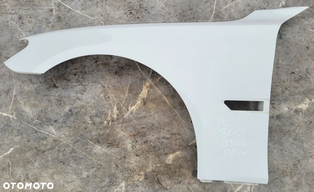 BŁOTNIK LEWY PRZÓD PRZEDNI BMW F01 F02 F04 300 ALPINWEISS ORG LAKIER B362