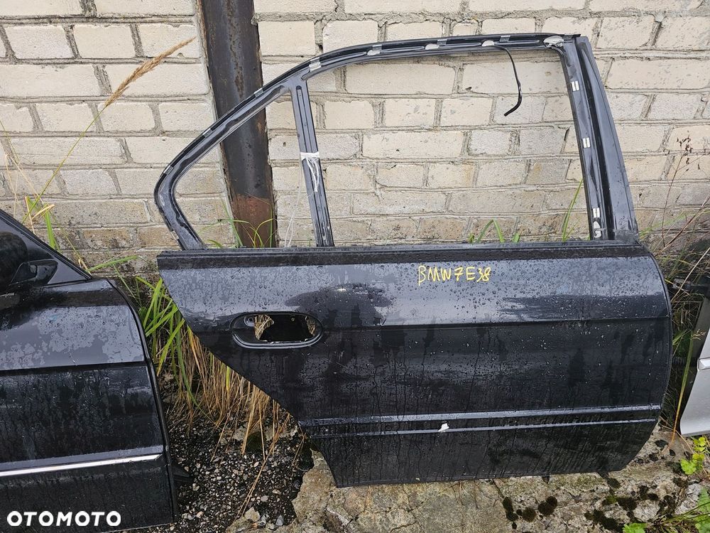 DRZWI LEWY PRAWY PRZÓD TYŁ BMW E38 CZARNY - 2