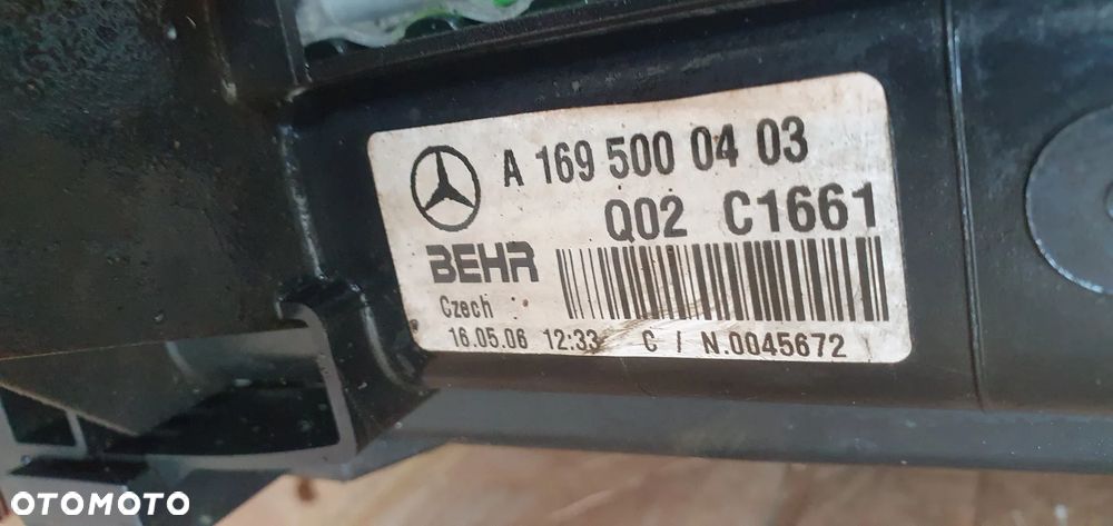 Pas przedni chłodnice wentylator Mercedes A-Klasa W169 2.0 CDI - 11