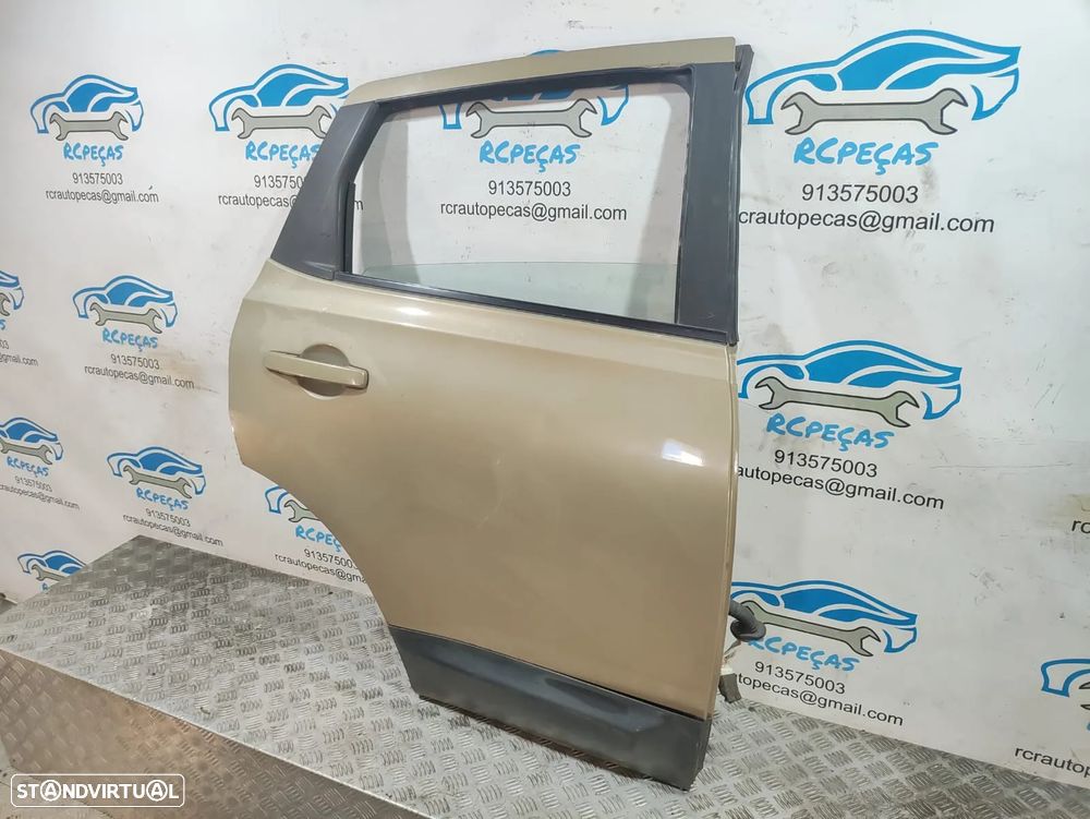 Porta Traseira Direita Nissan Qashqai J10 Fecho Elevador Motor Puxador Vidro - 4