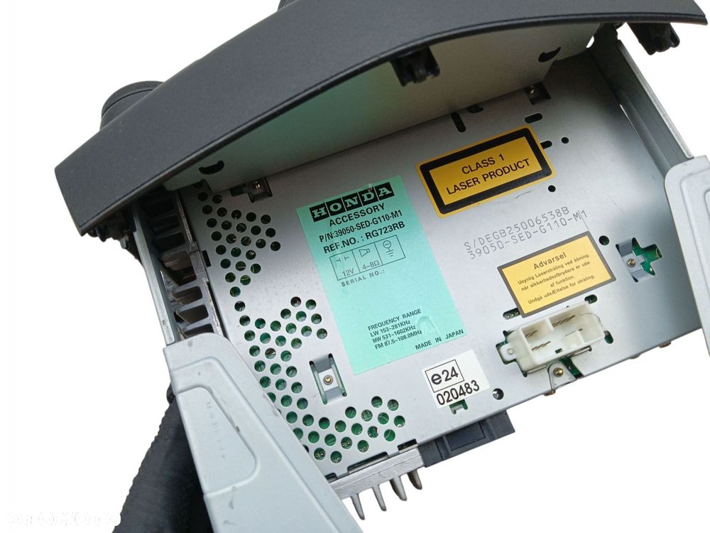 RADIO CD PANEL KLIMATYZACJI HONDA ACCORD VII 7 39050-SED-G110-M1 - 3
