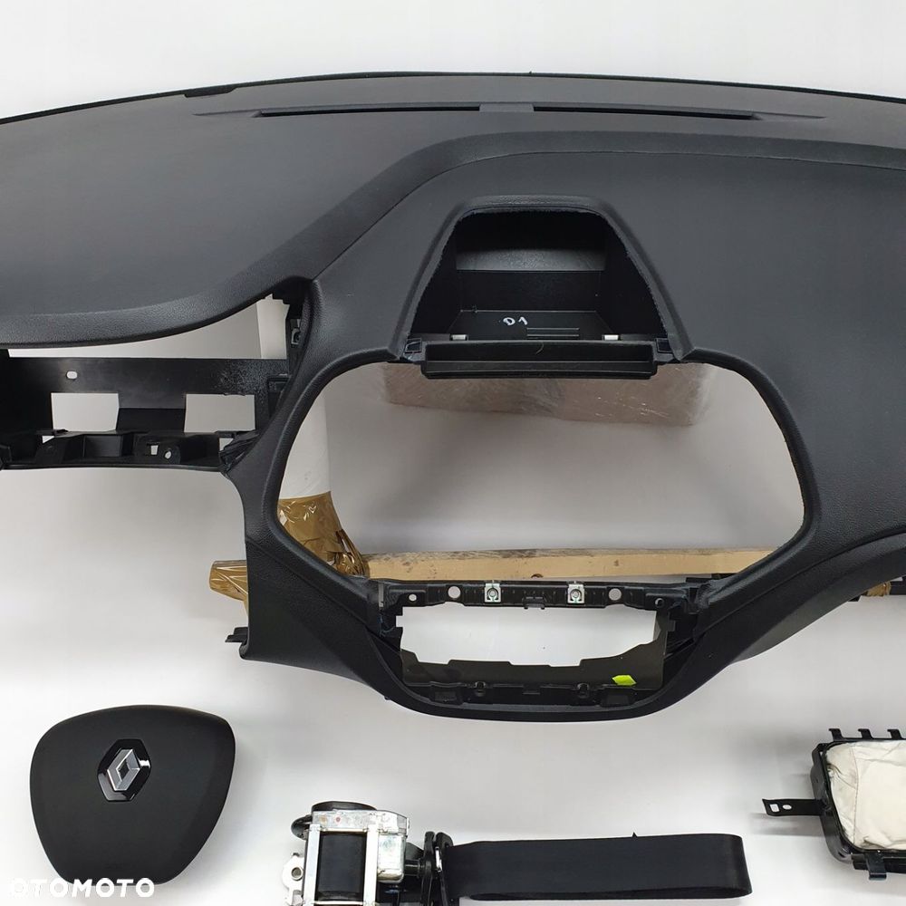 RENAULT CAPTUR DESKA ROZDZIELCZA KONSOLA KOKPIT PULPIT PODUSZKI AIRBAG AIR BAG PASY KIT SET - 3