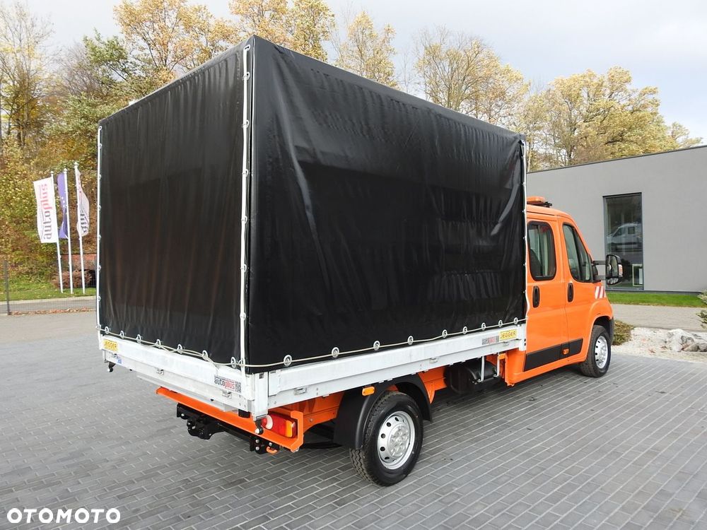 Peugeot BOXER SKRZYNIA PLANDEKA PODWÓJNA KABINA DOKA 7 MIEJSC KLIMATYZACJA PNEUMATYKA  140KM - 13