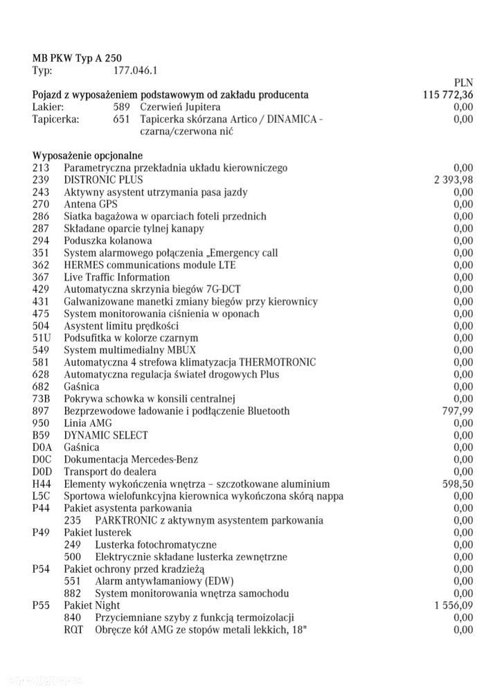 Mercedes-Benz Klasa A 250 AMG Line 7G-DCT - 13