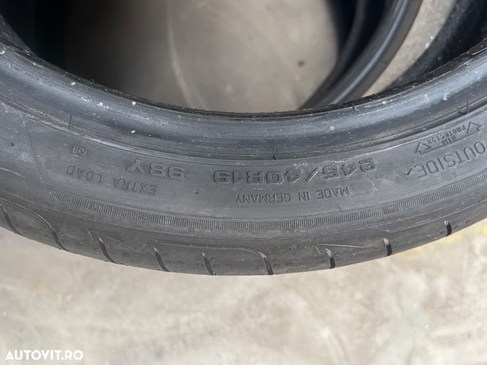Vând set anvelope 245/40/19-275/35/19 goodyear de vară noi - 6