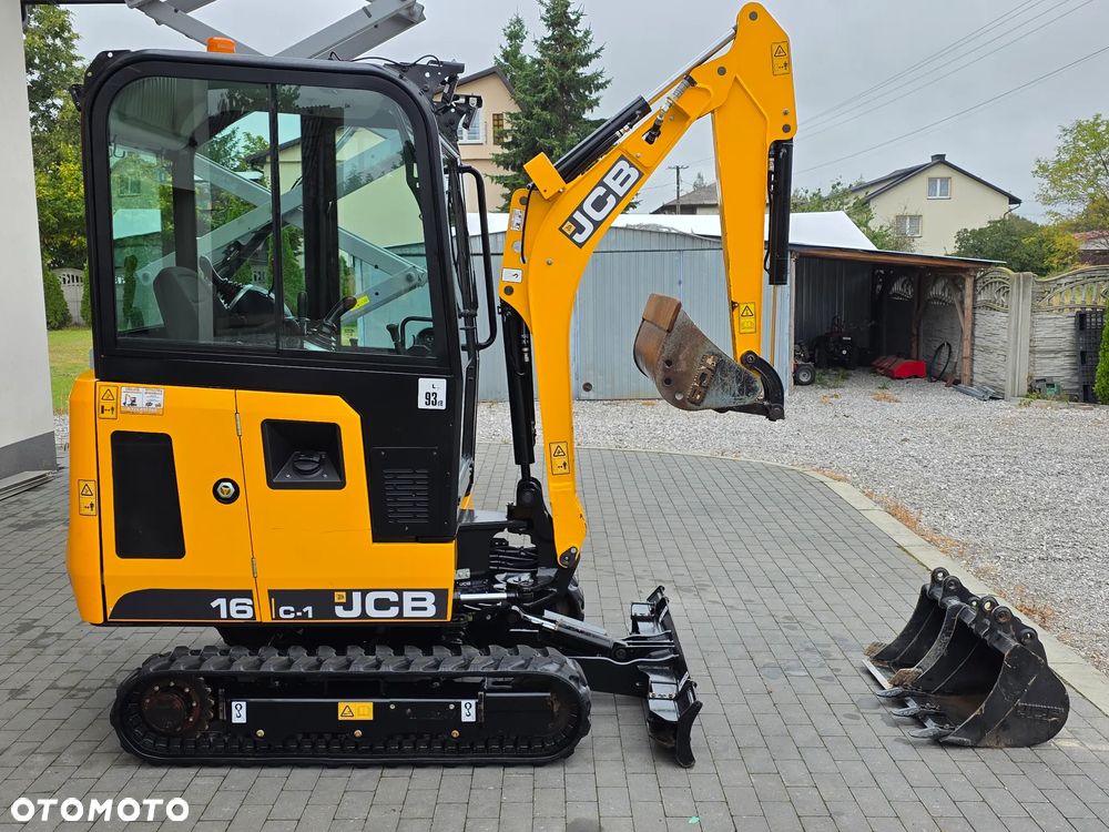 JCB JCB 16 C-1 mini koparka 3 łyżki szybkozłącze 19c1 sprowadzona 8018 serwisowana - 2