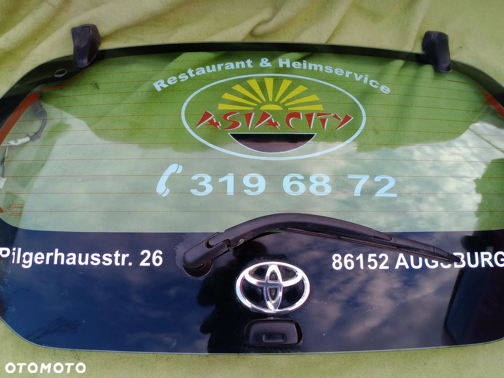 Szyba, klapa tylna kompletna Aygo I - 5