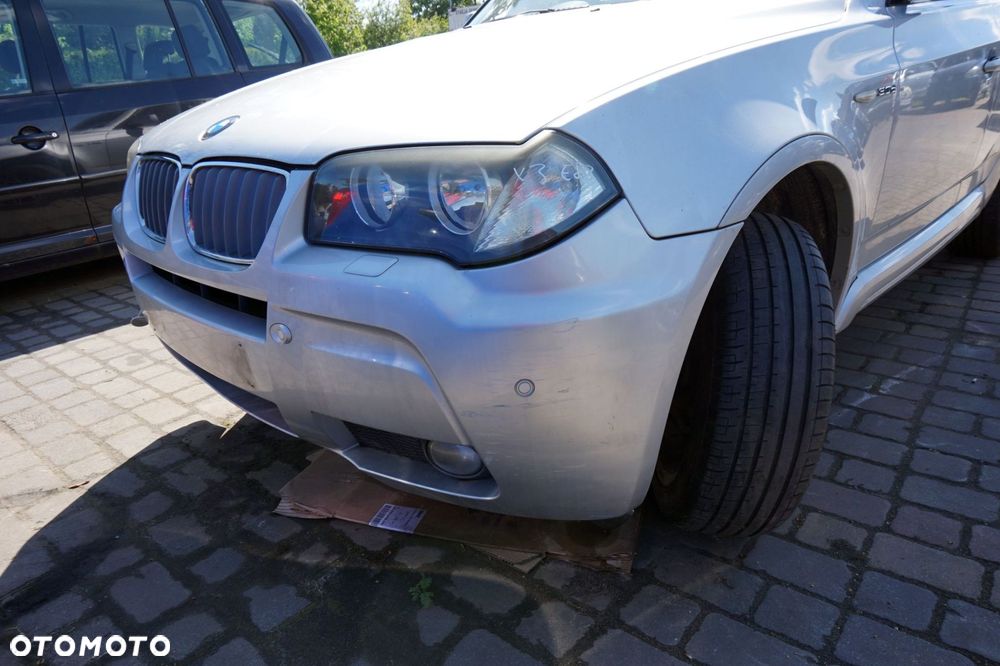 MASKA ZDERZAK BŁOTNIKI LAMPY X3 E83 I LIFT 354 M-PAKIET BMW 2006-2010 TITANSILBER PRZÓD KOMPLETNY - 8