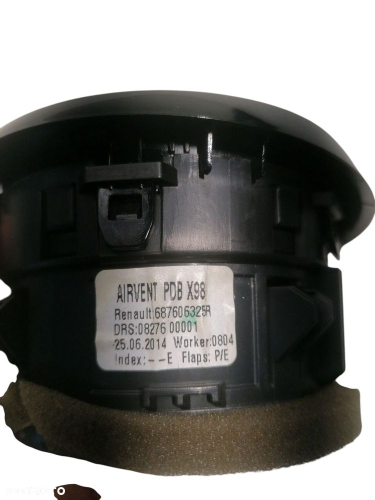 kratka nawiewu prawa renault clio iv 12-20 687606325r - 5