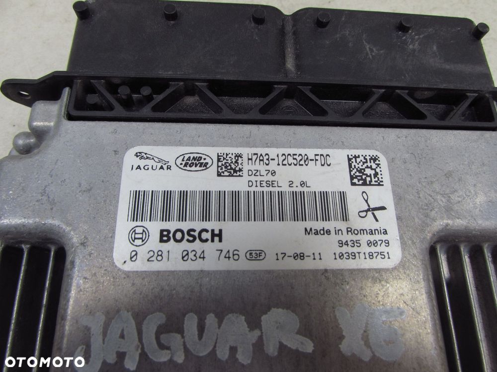 JAGUAR XE X760 2.0D 15-24 KOMPUTER STEROWNIK H7A3-12C520-FDC 0281034746 - 6