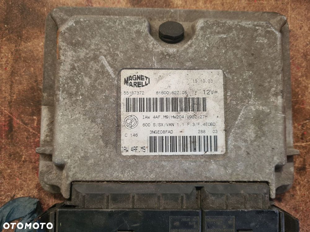 KOMPUTER FIAT SEICENTO 1.1 55187372 IAW4AF.M9 - 1