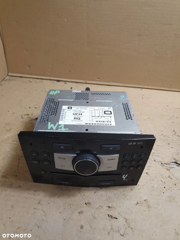 OPEL ZAFIRA B RADIO ORYGINALNE DELPHI 13357123 - 1