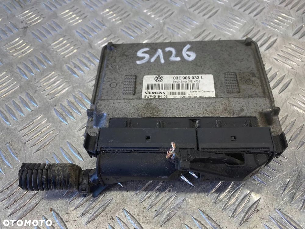 STEROWNIK MODUŁ KOMPUTER SILNIKA VW POLO V 6R 03E906033L 5WP4019405 - 2