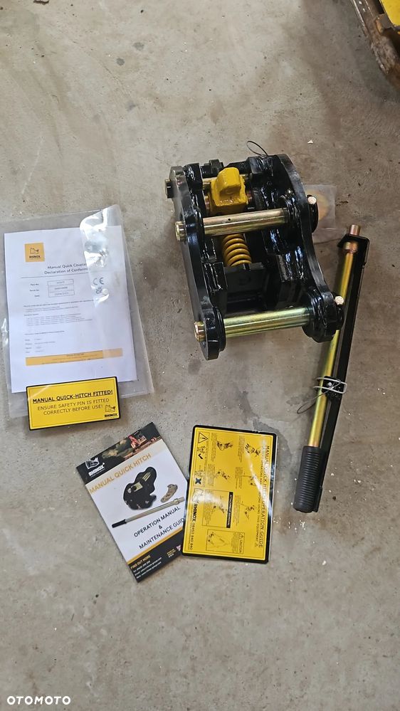 Nowe szybkozłącze oryginalne Takeuchi JCB Volvo Kubota Rhinox 30mm 2t do koparki koparka - 1