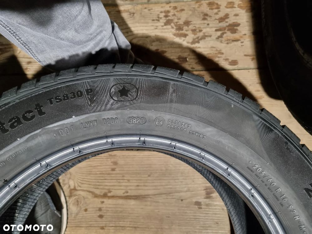 Opony Continental ContiWinterContact TS 830P 205/60R16 5,5/4,5mm,na sezon - 12