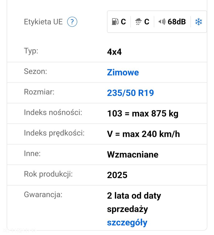 Opony zimowe 2025rok R18 - 5