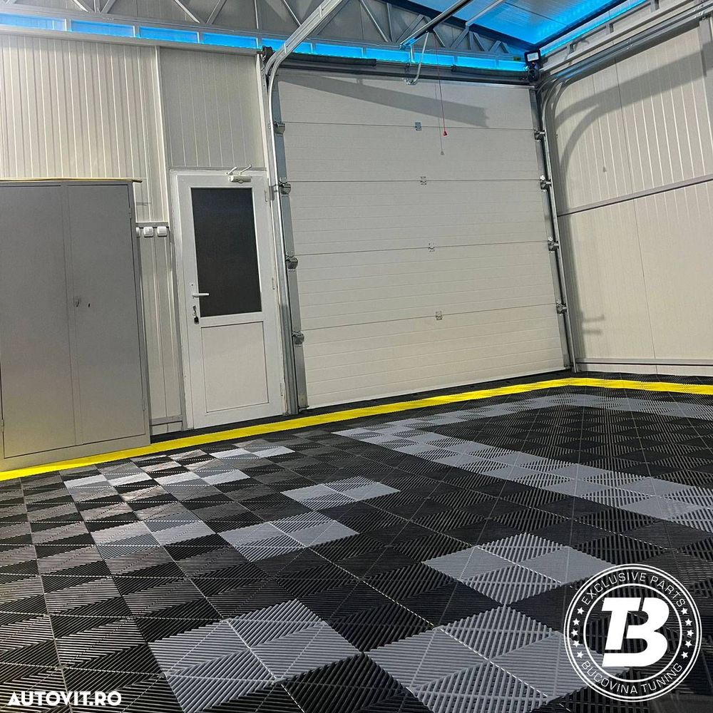 Pardoseala Modulara pentru Garaj si Ateliere Detailing - Gri Deschis - 10