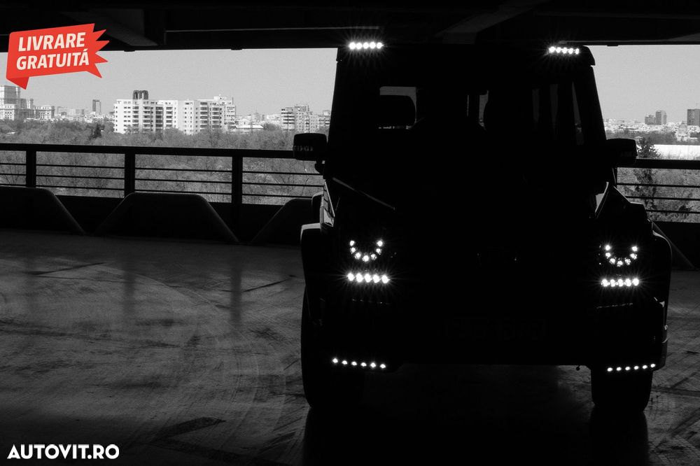 Lumini de zi dedicate LED DRL Crom Mercedes G-class W463 (1989-Up) G65 Design- livrare gratuita - 8