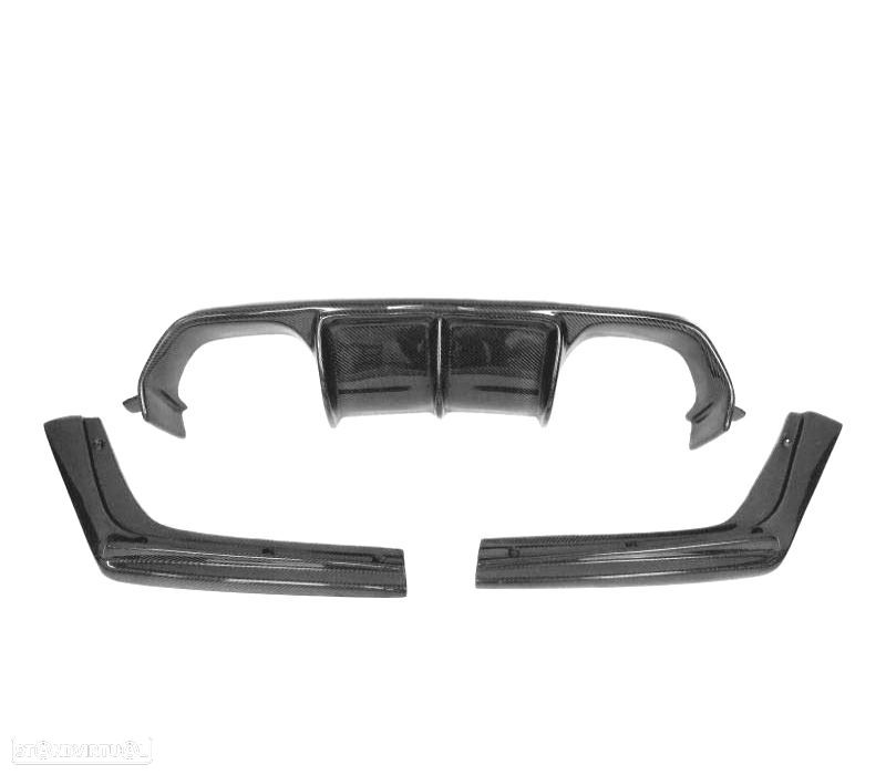 DIFUSOR BMW F80 F82 F83 LOOK M4 CARBONO DUPLA - 3