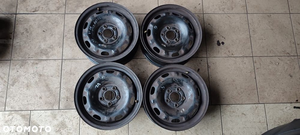 FELGI STALOWE 5x100 6Jx14 CALI ET37 FABIA POLO IBIZA 4 SZTUKI KOMPLET - 1