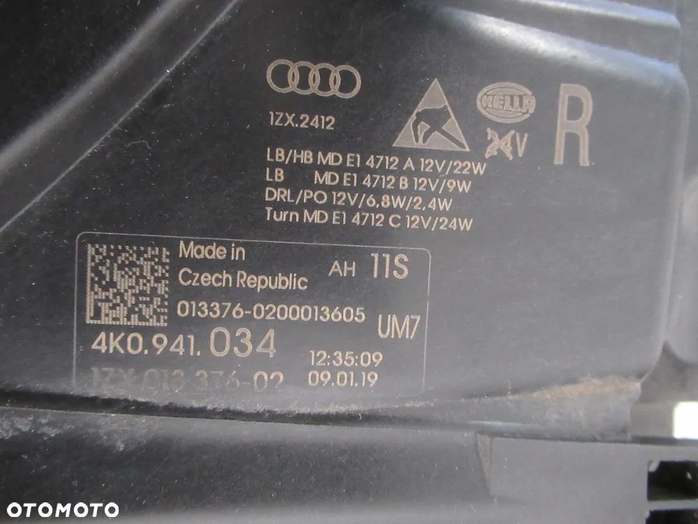 LAMPA PRZEDNIA PRZÓD PRAWA AUDI A6 C8 4K0 FULL LED 2018- - 18