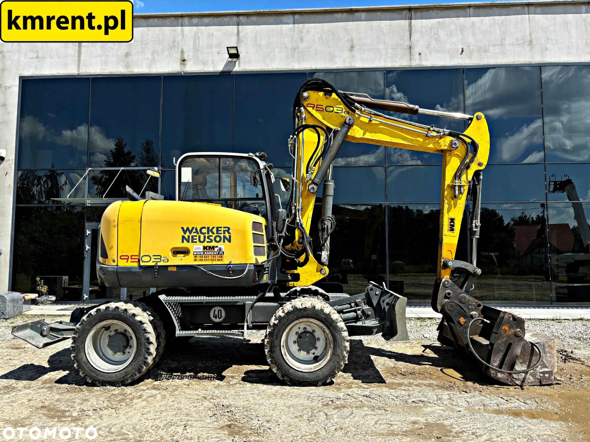 Wacker Neuson 9503-2 KOPARKA KOŁOWA 2013R. | KOMATSU PW 98 110 LIEBHERR 309 310 - 2