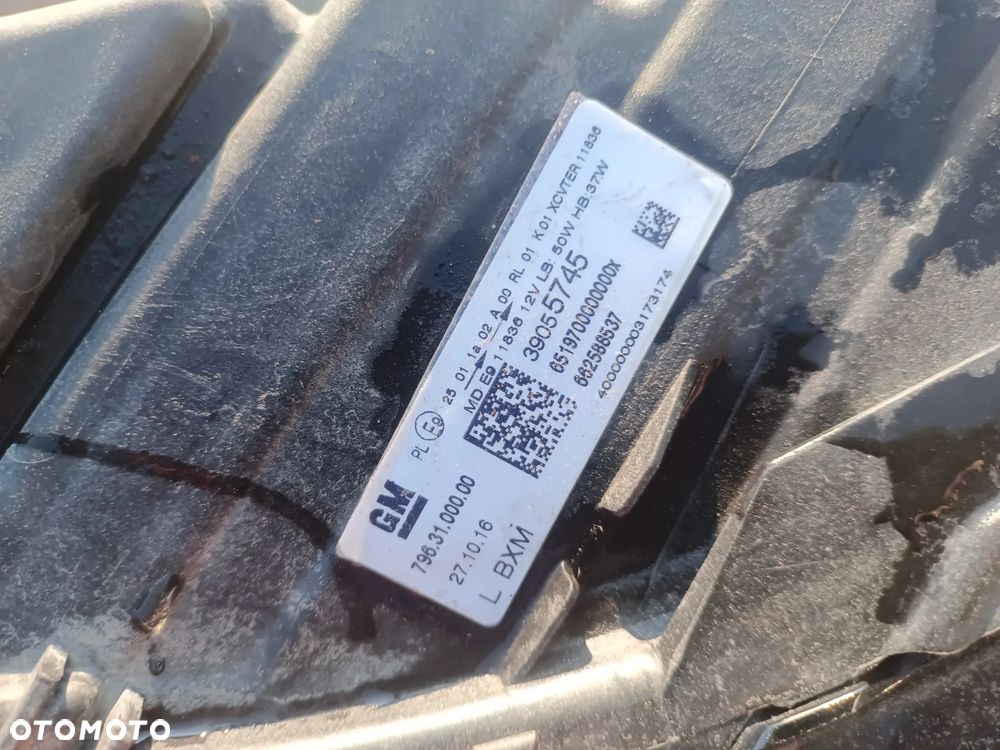 OPEL ASTRA K lampa  lewa Xenon ILUX LED - 7