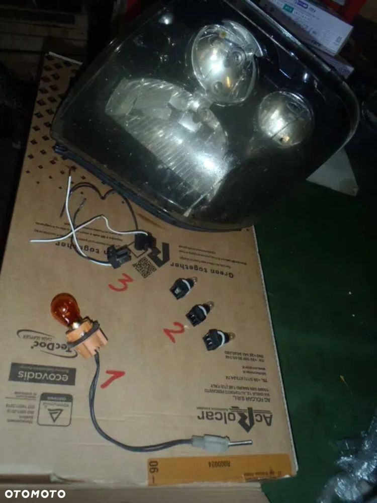 oprawka kostka z lampa lampy microcar mc 1 mc2 - 6