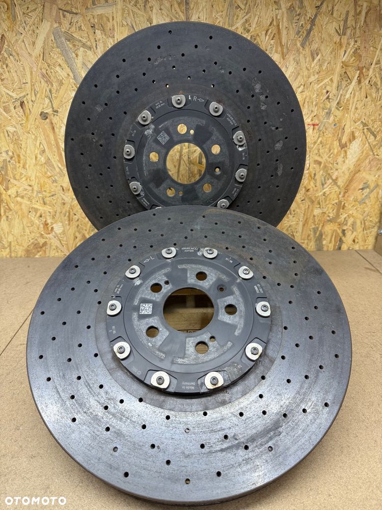 TARCZE HAMULCOWE CERAMICZNE PRZÓD AUDI A6 RS6 A7 RS7 C7 4G0 4G0615301AJ 4G0615302Q LEWA PRAWA - 1