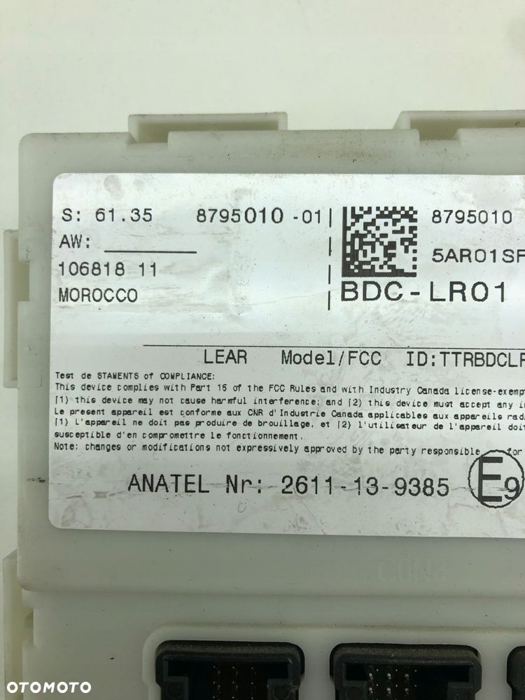 BMW X1 F48 MODUŁ STEROWNIK BDC FEM 8795010 - 2