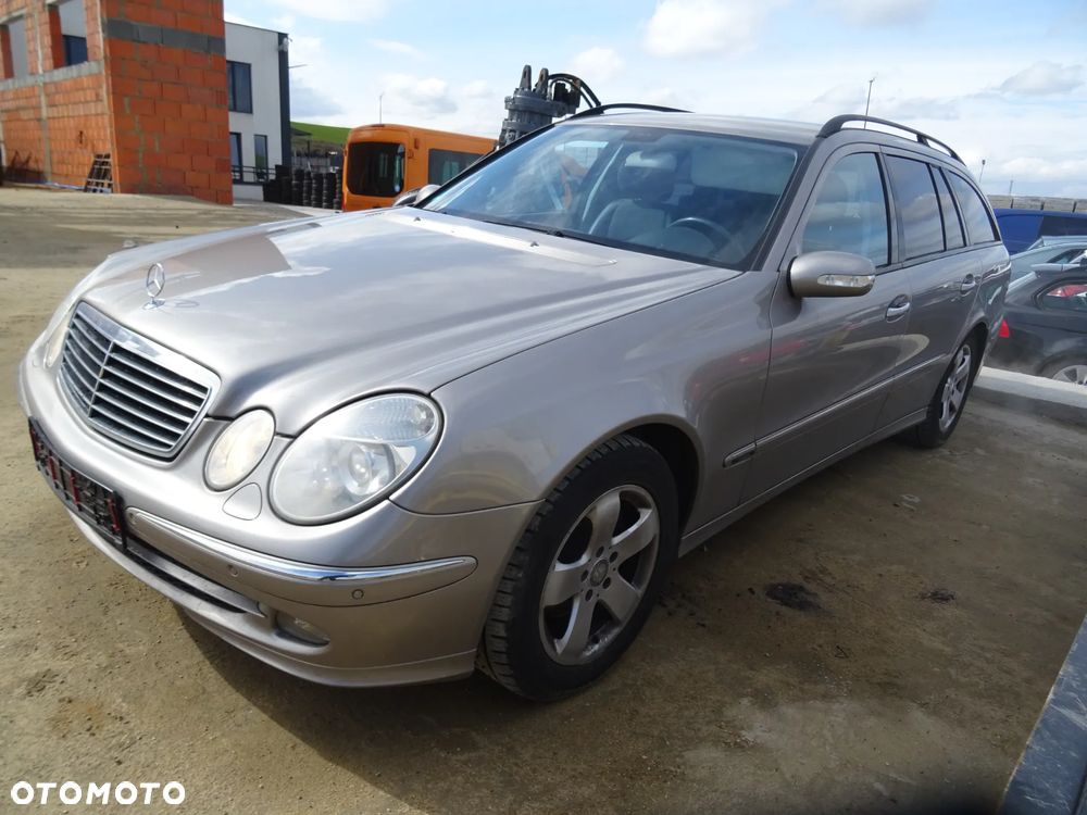 Mercedes E W211 (lakier C723) maska zderzak błotnik klapa deska lampa części - 6