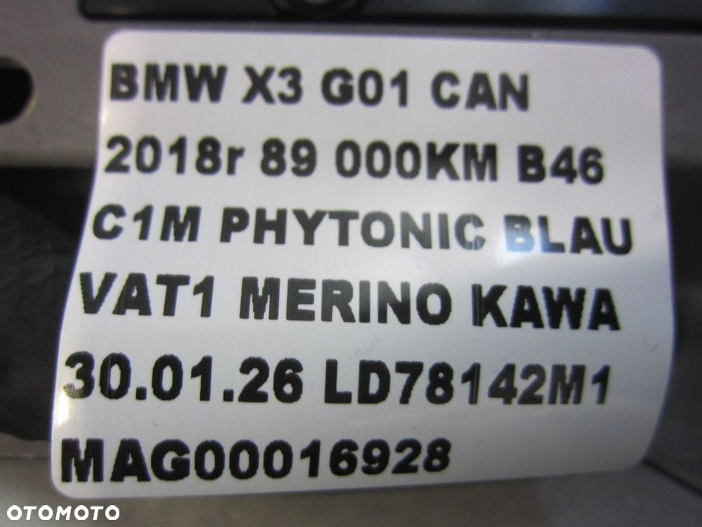 BMW X3 G01 G02 RADIO NAWIGACJA CZYTNIK NBT EVO 8718156 65129877385 9877385 - 9
