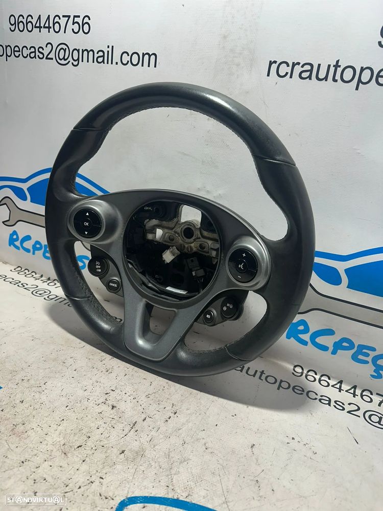 .Volante Pele Original Multifunções Botões Smart Fortwo 453 Hatchback 2014 - 2019 - 4
