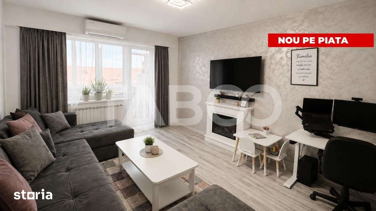 Apartament MODERN 3 camere MOBILAT UTILAT cu PIVNITA 80mpu Terezian — fotografia 3