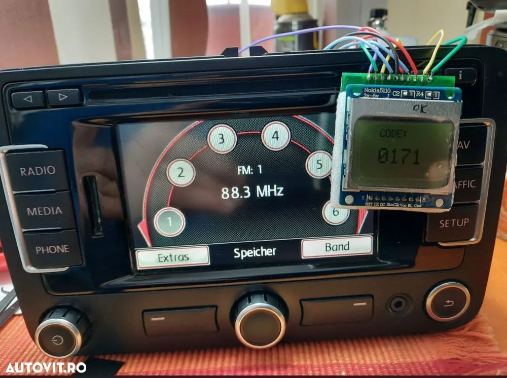 RNS E , RNS300,  Rcd310 rns510 pin safe decodare radio navigatii - 3