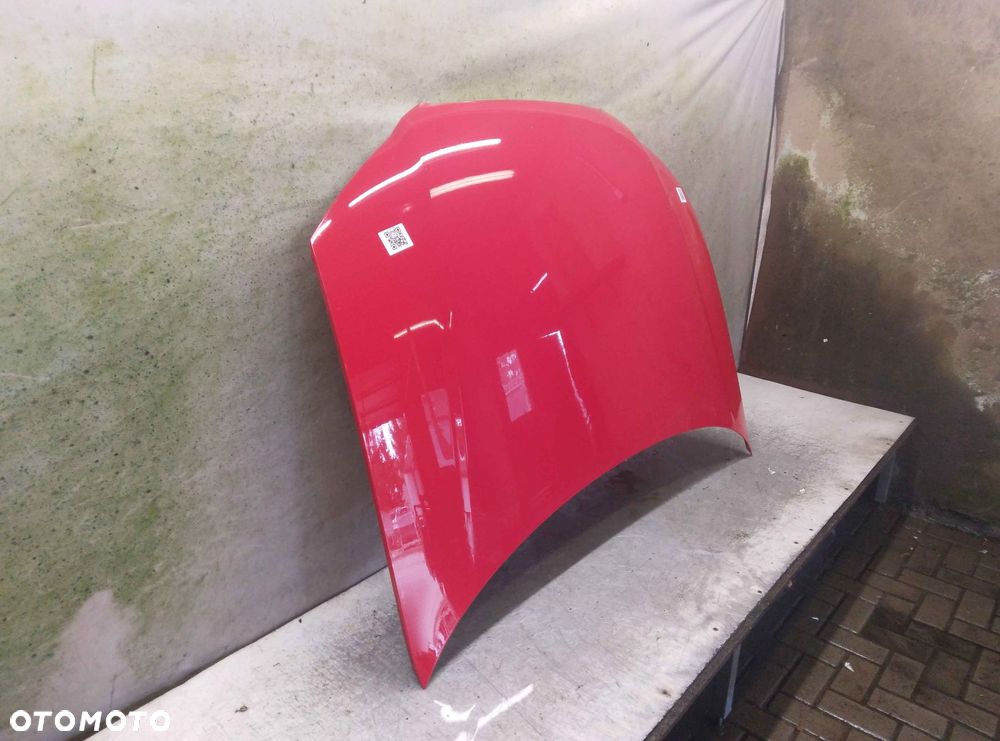 / MASKA POKRYWA SILNIKA AUDI A3 8P PIERWSZY LIFT FL LY3J CZERWONA SZEROKI GRILL - 3