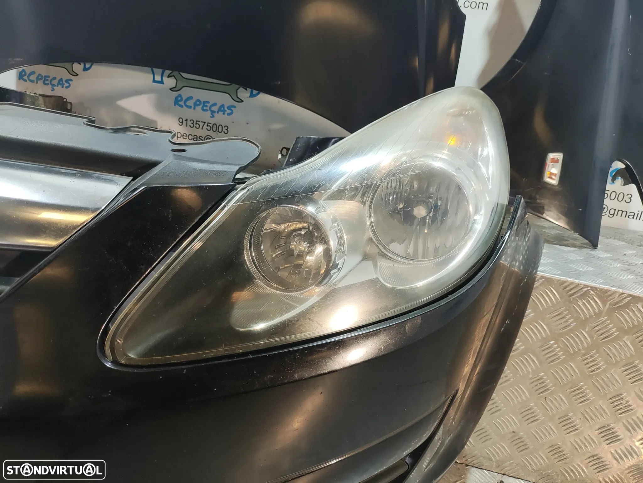 FRENTE COMPLETA OPEL CORSA D S07 CAPOT PARACHOQUES GUARDA-LAMAS OTICAS RADIADOR VENTILADOR FRENTE FIBRA REFORÇO - 5