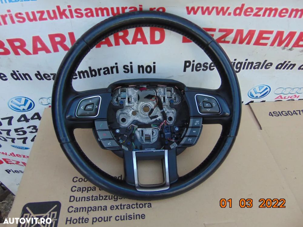 Volan range Rover evoque 2011-2018 volan piele cu comenzi - 2