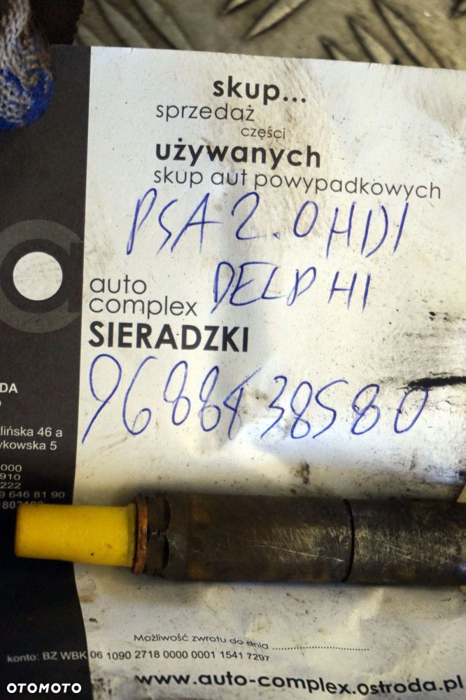 WTRYSKIWACZE WTRYSKI C5 III X7 2.0 HDI EJBR06001D 9688438580 CITROEN 2008-2017 - 2