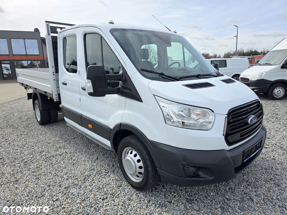 Ford TRANSIT 2,0 TDCI 170 KONNY WYWROTKA 3 STRONNA DOKA BRYGADÓWKA 7 OSOBOWA KLIMA WEBASTO LEDY 150T/KM PRZEBIEGU BLIŻNIAKI DO 3,5T WYWROT GWARANCJA - 8