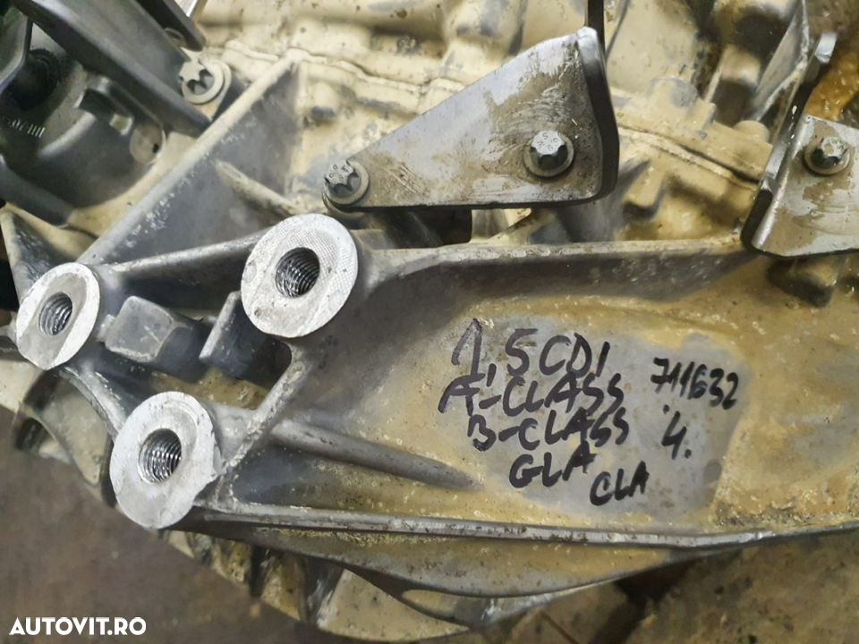 Cutie viteze manuala MERCEDES A-CLASS W176,B-class W246,CLA, 1.5 CDI  cod 711632  sau 2463608400 - 3