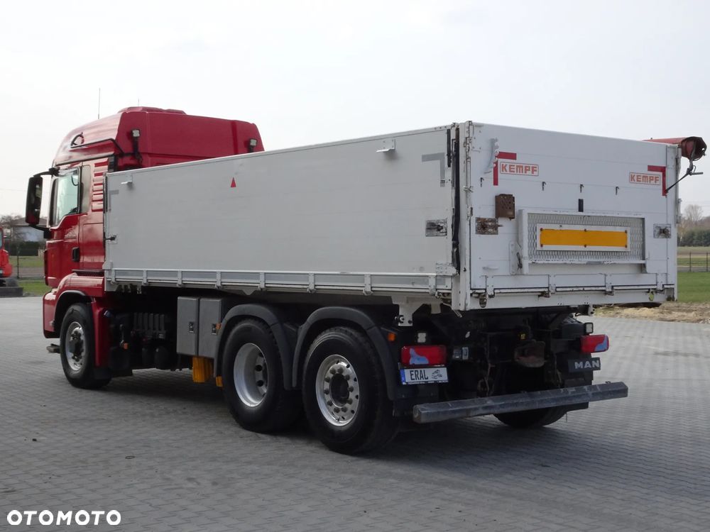 MAN TGS 28.500 Kempf 3-stronny do Zboża Idealny Stan Hydrodrive 6x4 Oś Skrętna - 4