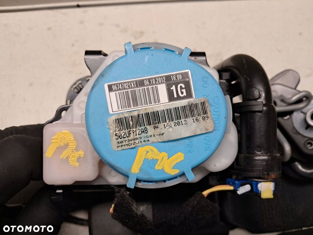 citroen c4 picasso i lewy + prawy pas bezpieczeństwa fotela przedniego - 5