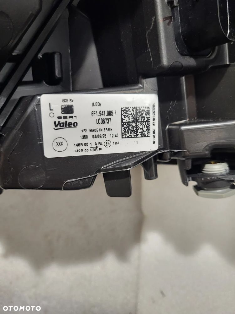 Seat Ibiza V LIFT PÓŁ LED PRZÓD STRONA LEWA 6F1941005F - 2