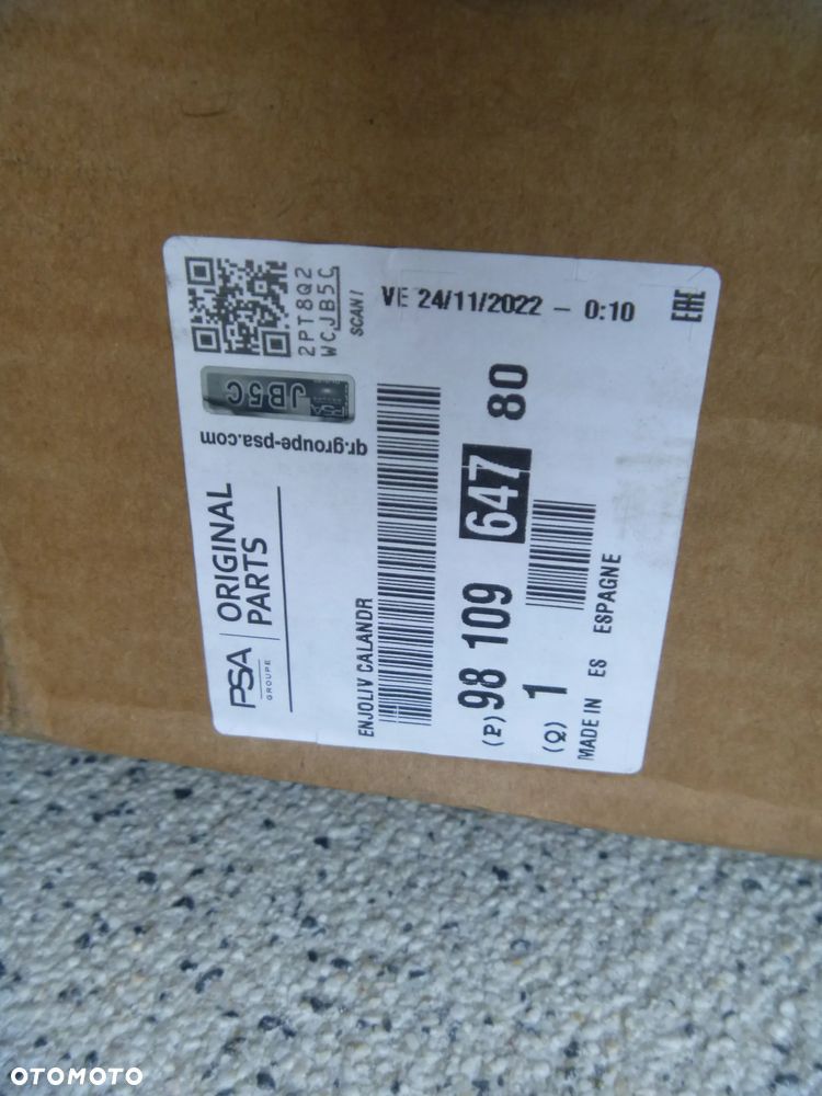PEUGEOT PARTNER III LIFT ATRAPA LISTWA ATRAPY NOWA ORYGINAŁ 9810964780 - 2