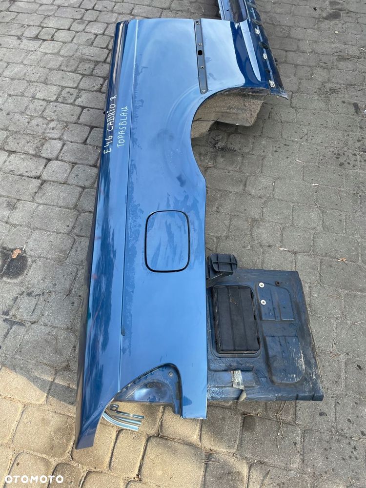 błotnik ćwiartka prawa tył próg bmw e46 cabrio bdb stan - 2