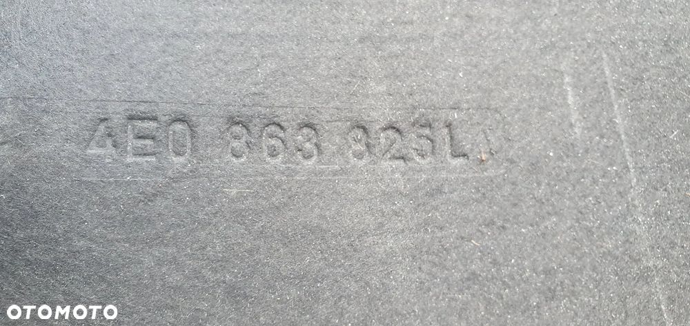 Wygłuszenie maski spinki Audi A8 D3 4E0863825L - 5